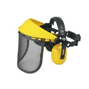 Arcvédő fém szitával + fültok